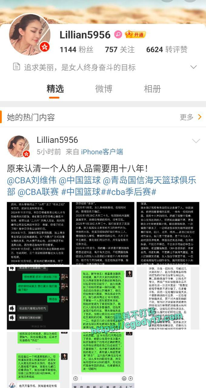 刘维伟被妻子实锤出轨1