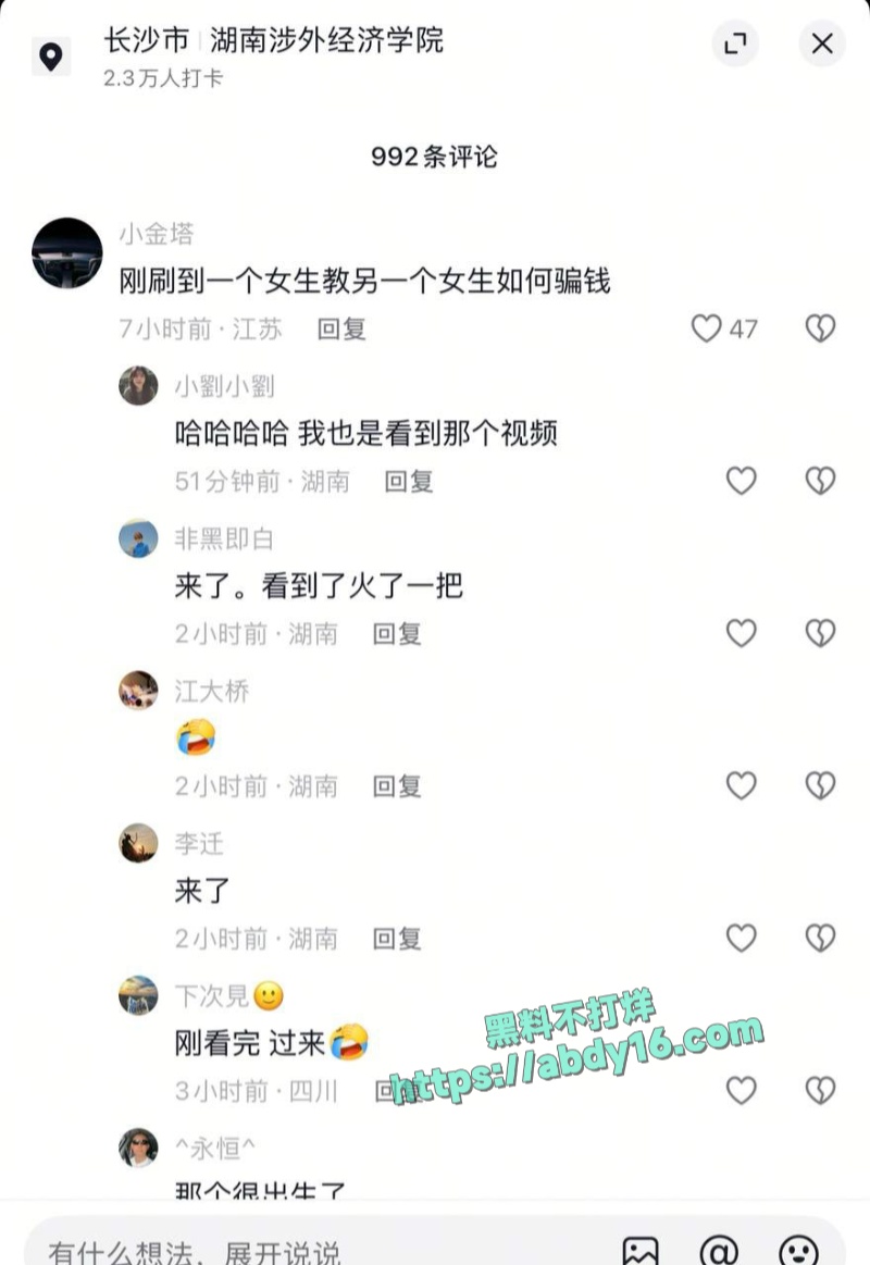 湖南涉外经济学院捞女 17