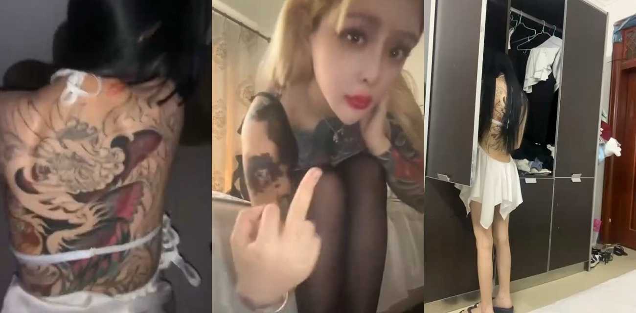 纹身小妹下海卖身 满背纹身后入别有一番风趣 黑丝大长腿后入直接爽上天