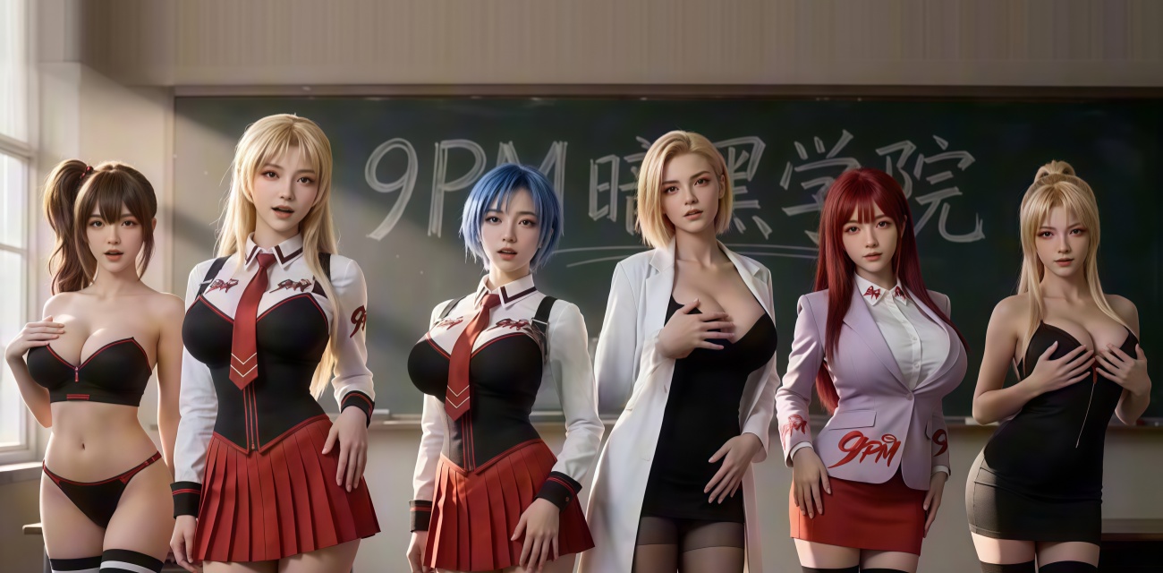 黑暗圣经重制版 黑魔法书让女同学发情失控 各个都成了淫荡小母狗 AI短剧