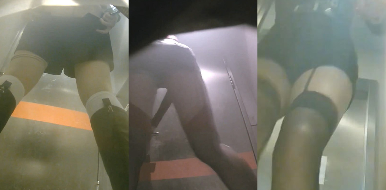 酒吧女厕全景偷拍 超隐蔽摄像头 偷拍几位大长腿小姐姐 有的甚至穿吊装黑丝来的