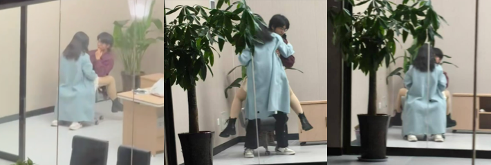 皖江工学院情侣 宿舍楼下活动室公开做爱 单向玻璃围观满员 大学生都这么疯狂了吗？