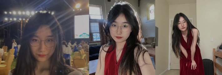 反差眼镜女大学生 楚楚动人 人后掰穴揉奶闷骚放荡 已被金主开发调教成母狗！
