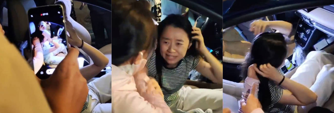 小仙女享受1万2的保姆服务却还要外出搞破鞋 现场遭老公及家人抓奸在场！