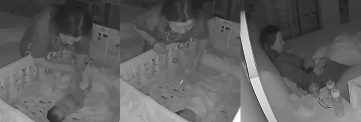 曝光湾区恶毒月嫂 刘桂田 照顾北鼻却下毒手 现在网曝光已经逃回国内躲避！