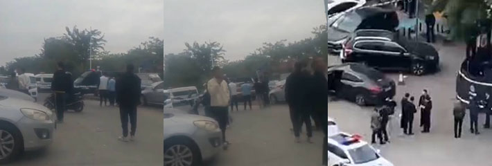 昨日广东阳江 网传联成物流公司发生一起枪击案 嫌疑人林美射杀物流公司老板韦江文 随后吞枪自杀!