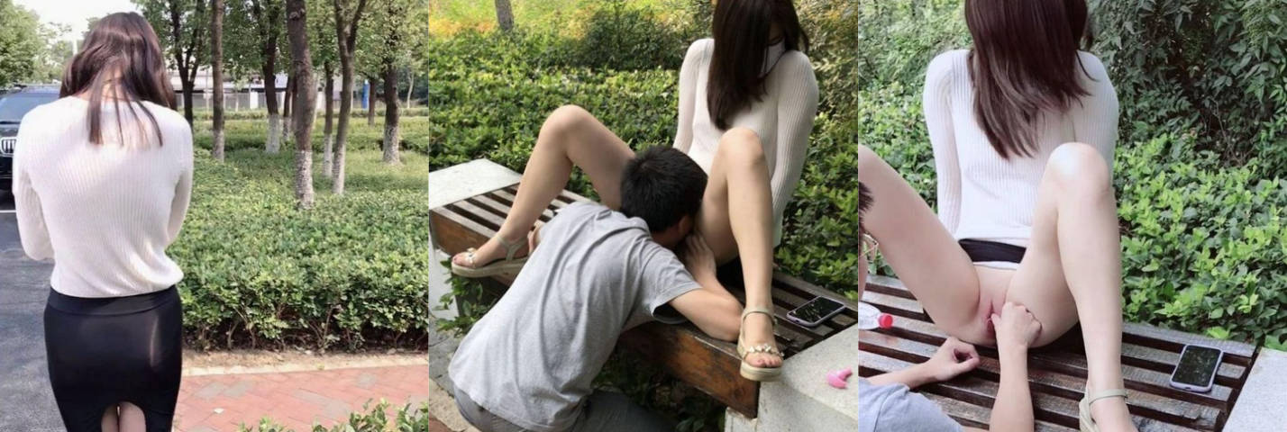 淫骚少妇找单男调教3P进行户外干炮 饥渴单男一嘴舔逼一手用道具狂怼！
