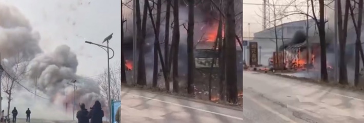 江苏东海县 烟花爆竹店爆炸8死2伤 村民燃放不当引爆经营部 年关悲剧震惊全国