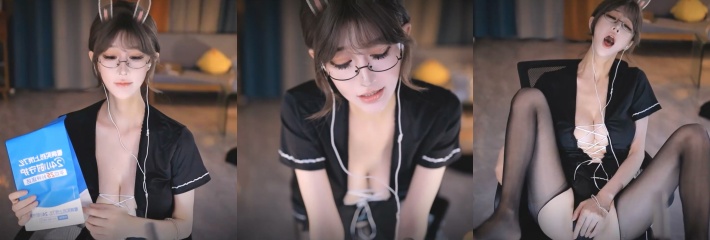 ASMR助眠诱惑 张爱玲 糊涂外卖员送错餐被强 主动撅臀骚穴若隐若现！