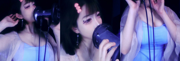 ASMR声控网红博主 幺幺阿狸 居家小女友近距离舔耳呼吸声 沉浸式助眠福利