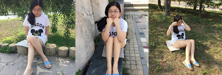 汕头已婚人妻 包燕 背着老公野外大解放 大胆玩露出！