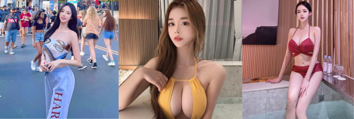 ins韩国女网红 youmin 身穿各种性感的情趣内衣，太风骚被打桩机式爆操