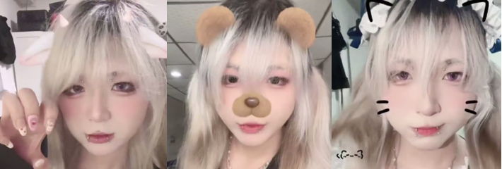 亚逼地雷系小太妹 炸炸 美艳凶妆跪舔口交 唇钉刮蹭爽爆刺激！