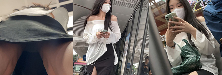 抄底偷拍极品高颜值气质骚货女神 裙底风光 春光乍现 一览无遗 大腿真白！