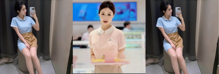 颜值高才是好利来蛋糕店的运营之道 空姐不一定在飞机上 可能也会在好利来 大佬约炮好利来女服务员视频被曝！