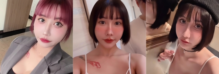 TikTok网红博主 杏妮 早期与前男友不雅视频泄密 深喉口交怼脸特写 不得不说活是真好！