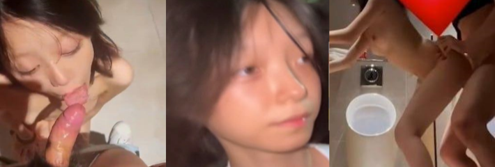抖音40W粉丝网红 铃 被体育生男友带到商场厕所玩刺激被内射 完整版全过程私密视频泄露！