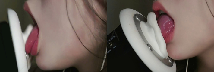 高颜值福利姬 小凛蝶子 带来沉浸式ASMR 湿润的小嘴舔舐音 绕耳声效太解压