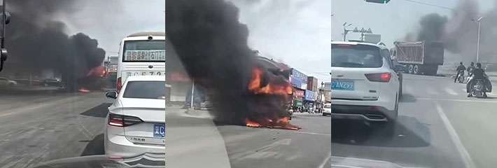 秦皇岛昌黎九龙山十字路口 渣土车碾压母女致2人死亡 现场视频曝光触目惊心