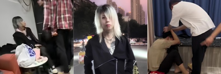 抖音亚比网红 走心 被精神小伙群殴开瓢 教唆吸毒强奸黑料曝光 正义铁拳全网叫好！