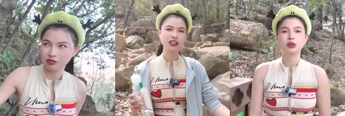 导师 王竹子 放野尿任务憋尿爬花山！憋到山顶放野尿，把内裤留下给你们打卡