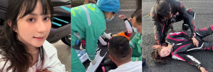 抖音小女网红赛道逆行跟百万粉女网红 叮北北 相撞酿悲剧 小网红逆行还怪他人 逆行还有理了？