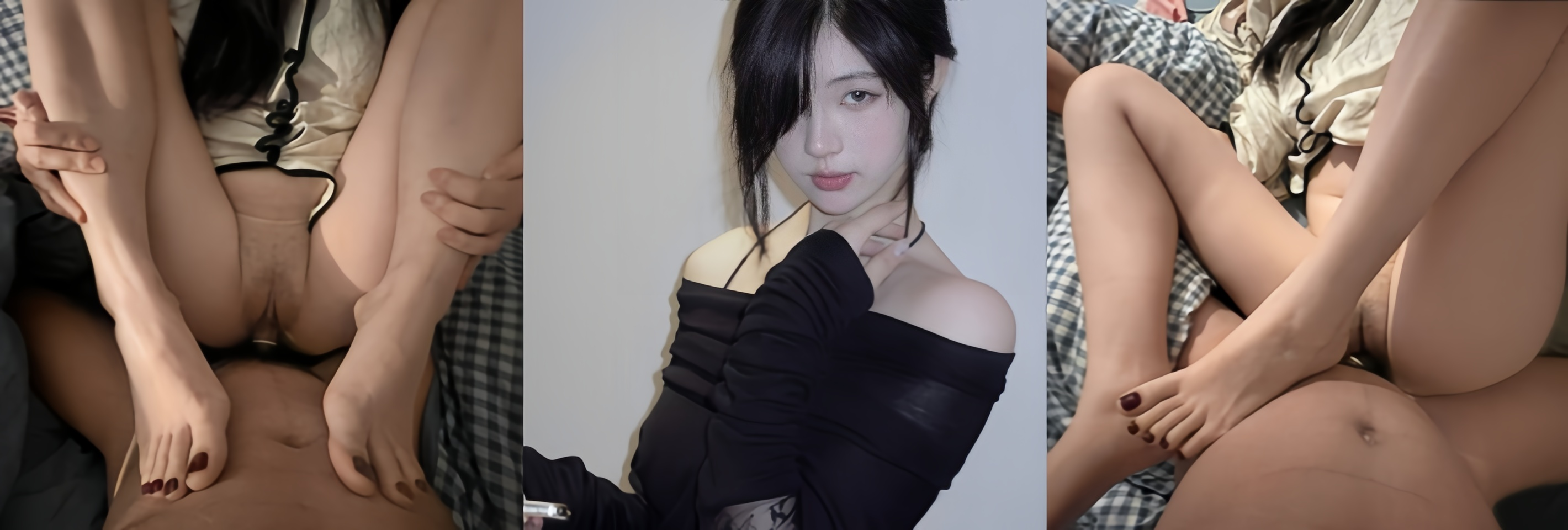 河南高颜值学妹 黑丝渔网诱惑私拍 户外露出后入猛干 反差到极致！