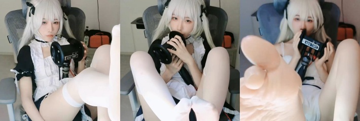 ASMR诱惑系列 Aki秋水 是白丝！是玉足！！纯度极高的玉足 我上去就是一通舔舔舔！