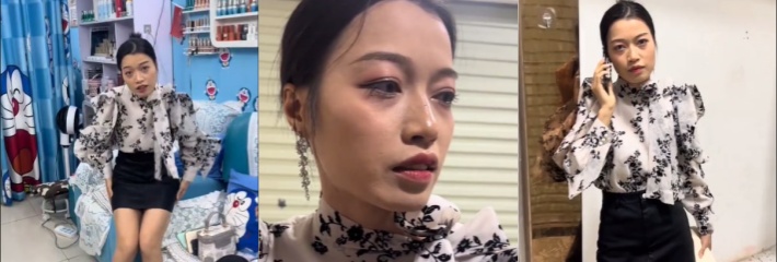 曝光小三 广西知三当三 终于逮到你这个贱人了 我想问 你家人知道你那么贱吗？
