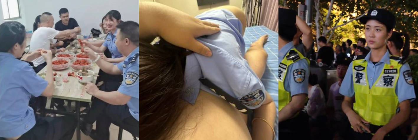 派出所淫魔！禽兽民警推特匿名发布大量和女警性爱视频 以及偷拍派出所内女警日常的照片视频 配文不堪入目