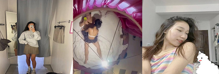 舞蹈系美女小微与男友的性爱自拍原档泄密 情侣酒店头顶就是镜子 画面太爽!