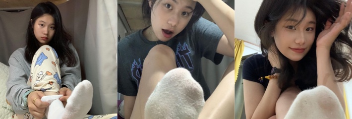 抖音大学生网红小痞太帅了会员付费私拍 肤白貌美灵活脚趾与极品美臀惊艳全网