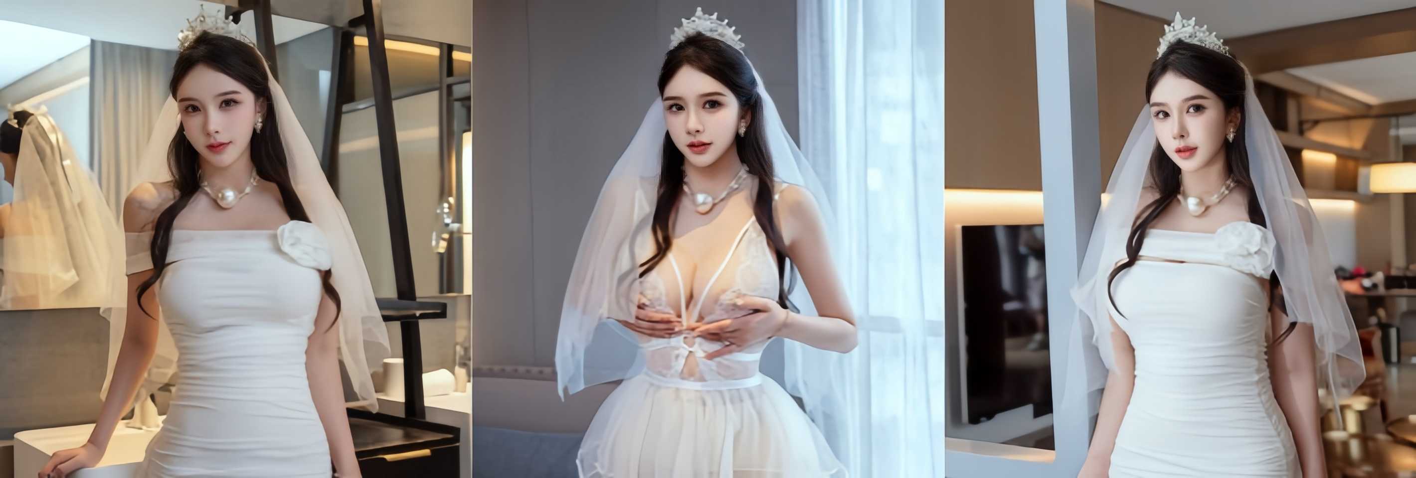 秀人网巨乳女神 李丽莎 顶级网红模特最新高价福利 一身洁白婚纱开启同性禁忌 香艳到极致