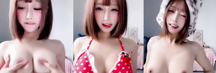 性感小兔 调皮放纵的眼神挑逗感十足 三连屏裸舞魅力全开！
