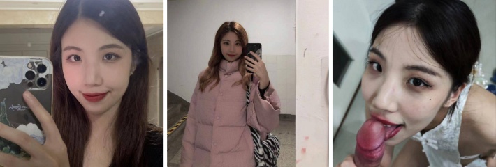 神仙颜值的反差大学生为主人跪地口交，灵活多样化的舌头在鸡吧上来回切换形态！