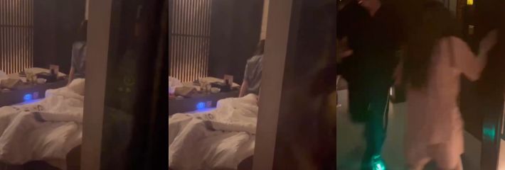 情侣洗浴中心做爱被偷拍 洗浴中心的员工也太坏了 把人家吓阳痿了你付得起责任吗