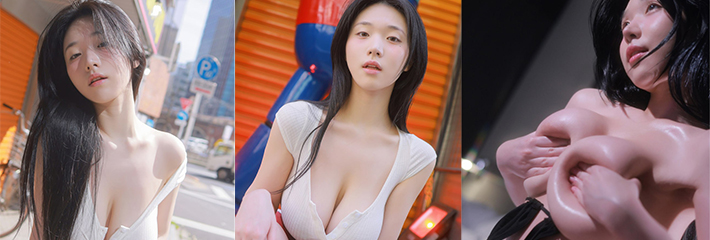 韩国巨乳嫩模 YeonWoo/妍雨 再出神作Bomb！捏爆精油天然爆乳！