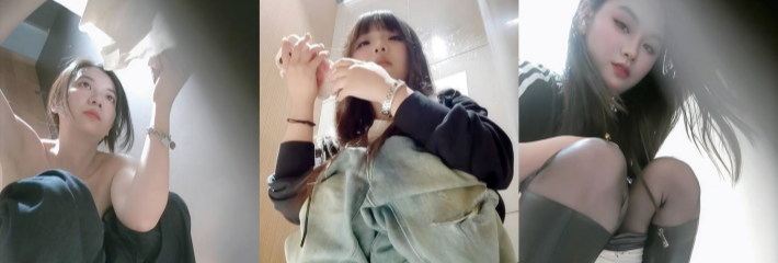 精选厕拍 各个都是美女 露脸气质美女直勾勾的盯着摄像头看 这是杯发现了嘛？