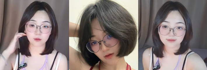 B站网红 圆圆肉桃 双视角定制反差炸裂 巨乳挤沟网袜开腿 眼镜甜妹骚劲全开！