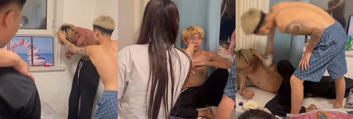 出卖兄弟的下场 无间道卖队友上演无间道 遭众人围殴 老妹都忍不住要砍反骨仔了！