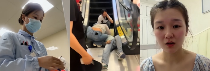 黑料正能量 泰州万象城商场 一孩子突发癫痫 泰兴人医护士暖心救援