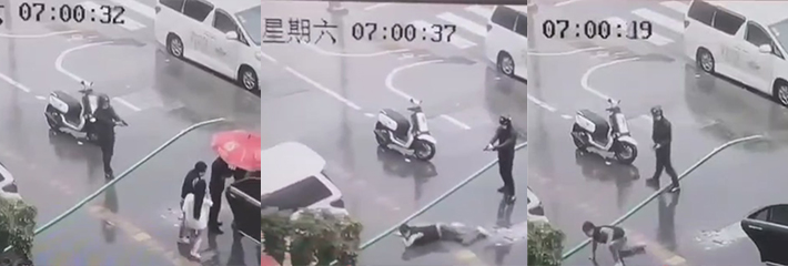 柬埔寨西港电诈园区老板阿辉 被枪手当街射杀 场面十分骇人！