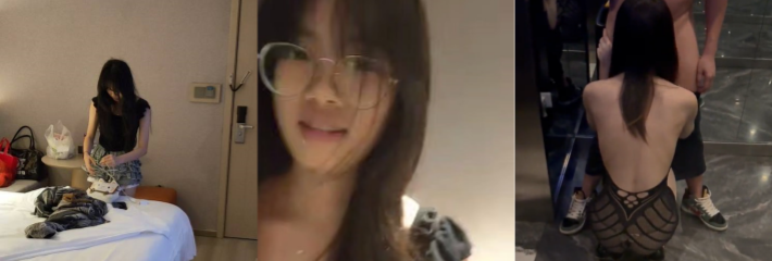 网友胆子真够大 宁愿去踩缝纫机也要干 成功过约会嫩妹 网友一边操妹妹 姐姐还在一旁看着！