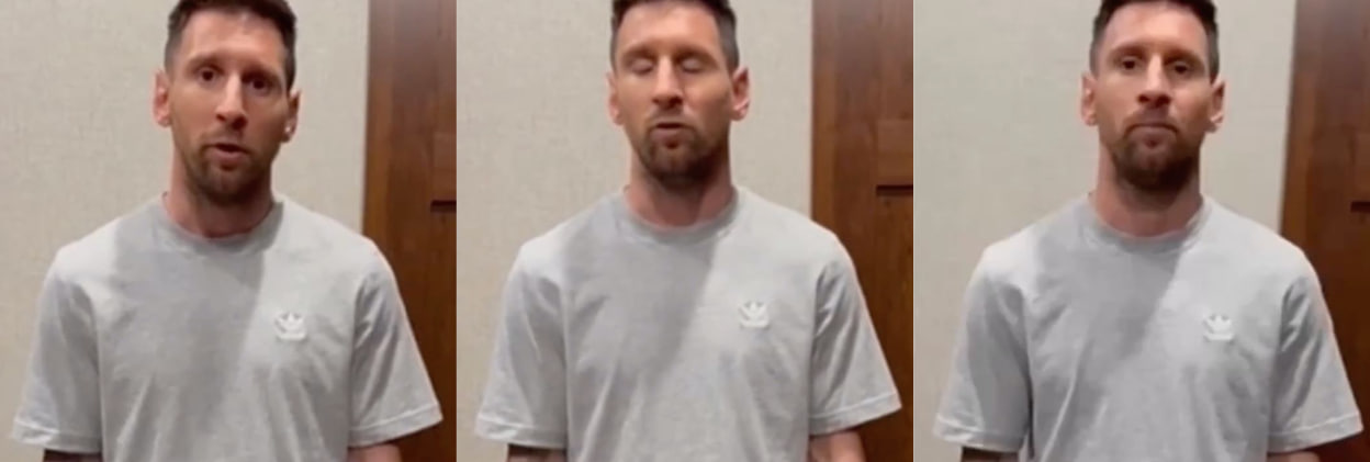 梅西事件过后梅西还真的九点发解释视频了！他为他的行为作出了一个完美的回应！