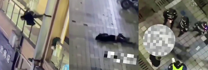 厕拍大神也太敬业了吧 女厕偷拍被发现后逃离坠楼 身上多出骨折 现已被抓 !