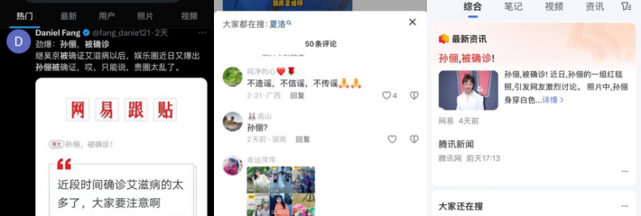 网传 孙俪 被确诊艾滋病，现在的娱乐圈可谓是乱到极致 谁也说不好都是一样的货色！