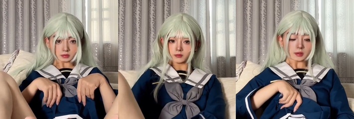 推特高颜值TS伪娘 银木偶kiyu 打飞机吸精 清纯外表与浪荡动作形成强烈反差