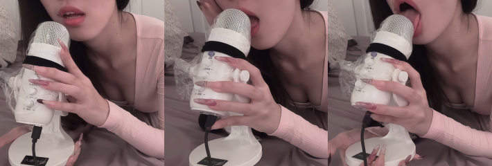 粉嫩反差声控主播 房子的睡眠小屋 最新模拟口交作品 舌头狂舔麦克风水声拉满直接炸裂