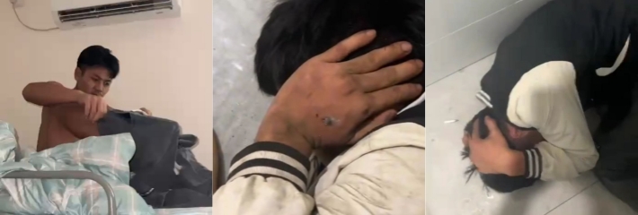 缅甸强奸犯 当阳佤族人 趁人之危强奸其女友然后被报复 活该被打死！