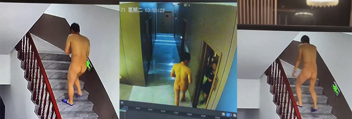 这是哪位瓜友干的事 哈尔滨某洗浴中心惊现裸体男
